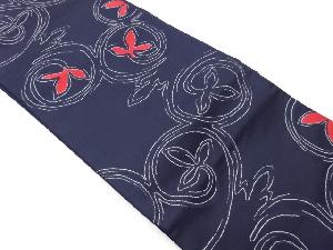 唐草模様織出し名古屋帯